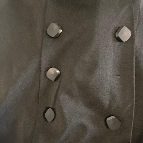 Glamorous short tuxedo dress by Mac Duggal. - Picture 7 of 10